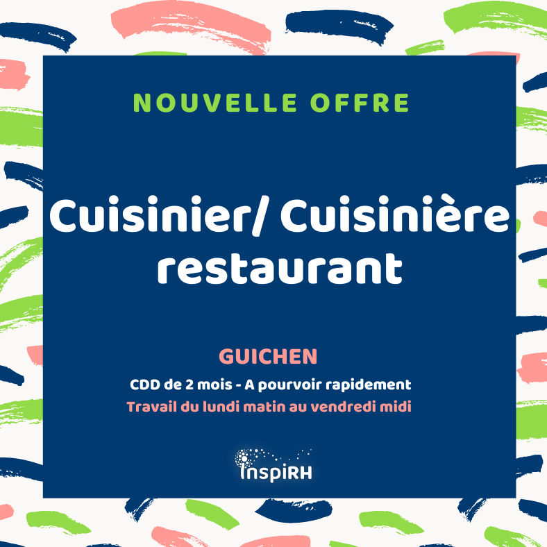 Emploi CDD 2 mois Hôtel restaurant Guichen InspiRH